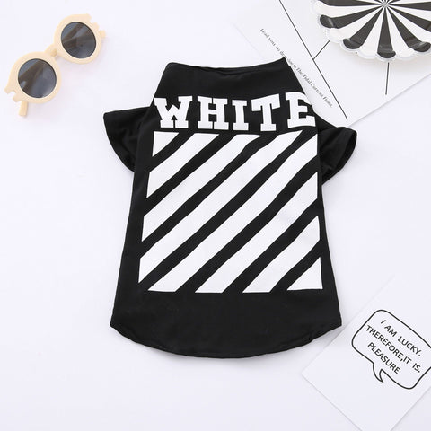 Odd Pet Dog Owner T Shirt Cotton Vest Dog Vest WHITE L In Australia - Darrahopens
