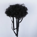 Dog Wig Funny Explosion Short Curly Hair Purple