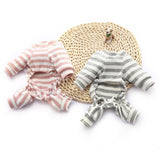 Odd Pet Dog Pajamas Cotton Casual Style Three dogs pink