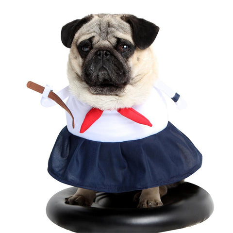 Pet Dog Transformation Costume Polyester Red scarf M