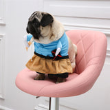 Pet Dog Transformation Costume Polyester Red scarf M