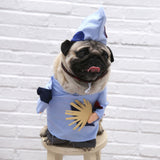 Pet Monk Costume Funny Jigong Standing Dress Polyester L
