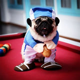 Pet Dog Costume Odd Pet Monk Outfit Polyester Rugby Straight XL