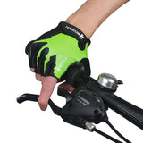 Boodun Cycling Gloves Lycra Mountain Bike Green
