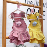 Pet Clothing Cloud Skirt Odd Pet Small Dog Yellow Clouds Skirt XS (No. 8)
