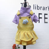 Pet Clothing Cloud Skirt Odd Pet Small Dog Yellow Clouds Skirt XS (No. 8)
