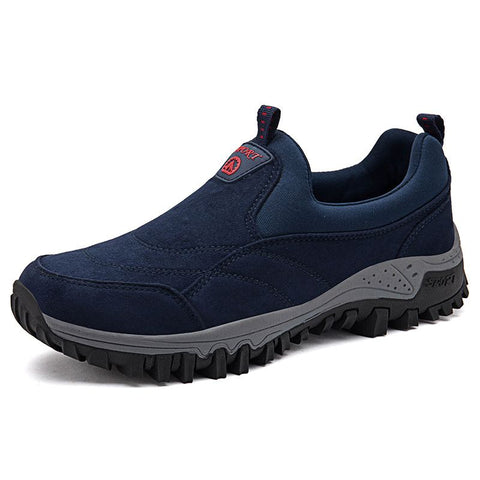 Luo Baoli Men Hiking Shoes Slip On Rubber Sole Blue 44 In Australia - Darrahopens