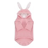 Odd Pet Rabbit Ear Vest Dog Cat Clothes gray long ear vest M