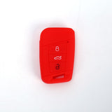 Silicone Key Case for VW Golf 7 Magotan Tiguan L Red In Australia - Darrahopens