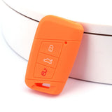 Silicone Key Case for VW Golf 7 Magotan Tiguan L Orange In Australia - Darrahopens