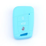 Silicone Key Case for VW Golf 7 Magotan Tiguan L Sky Blue In Australia - Darrahopens