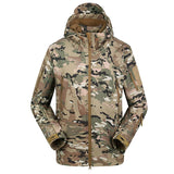 ESDY Men Softshell Jacket Outdoor Fleece Training Coat Grey XL