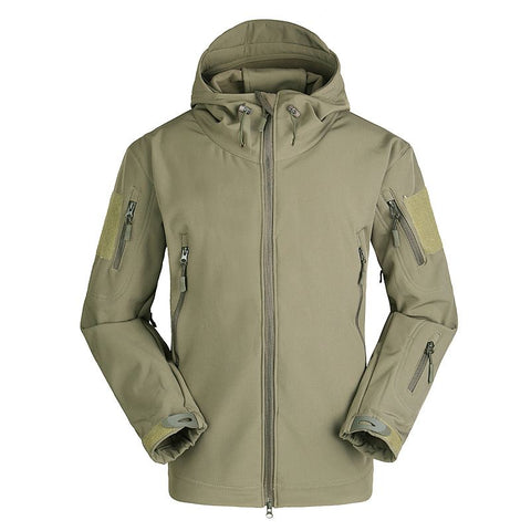 ESDY Men Softshell Jacket Outdoor Fleece Training Coat Green L In Australia - Darrahopens