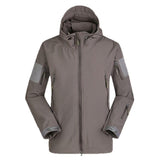 ESDY Men Softshell Jacket Outdoor Fleece Training Coat Green XXL