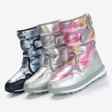 Phibee Kids Snow Boots Anti-Slip Warm M904 silver gray 32 In Australia - Darrahopens