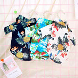 Pet Shirt Hawaii Print Odd Pet Dog Cat hawaii navy blue XXL In Australia - Darrahopens