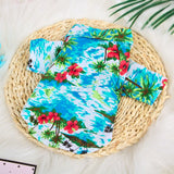 Pet Shirt Hawaii Print Odd Pet Dog Cat hawaii navy blue XXL In Australia - Darrahopens