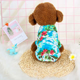 Pet Shirt Hawaii Print Odd Pet Dog Cat Hawaiian Blue XXL In Australia - Darrahopens