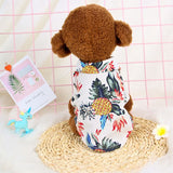 Pet Shirt Hawaii Print Odd Pet Dog Cat Hawaii White In Australia - Darrahopens