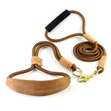 Dog Leash Nylon P Rope Training for Medium Large Dogs Black