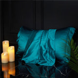 Silk Pillowcase 19 Momme Wide Edge Moonlight Silver 48*74+8