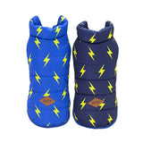 Dog Winter Clothes Two Legged Warm Cotton Black
