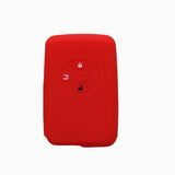 Silicone Key Case For Toyota Corolla 3 Button White