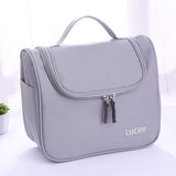 Angelica dahurica Travel Cosmetic Bag Large Waterproof Gray Large size In Australia - Darrahopens