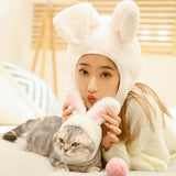 Pet Rabbit Ear Hat Huanya Polyester Cute Pet free size (size adjustable)