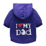 DROOLING DOG Pet Sweatshirt Polyester Hooded Casual Black M