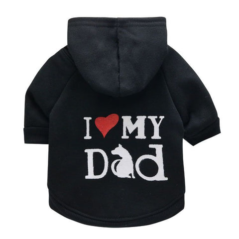 DROOLING DOG Pet Sweatshirt Polyester Hooded Casual Black In Australia - Darrahopens