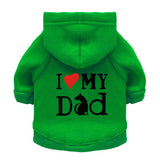 DROOLING DOG Pet Sweatshirt Polyester Hooded Casual Black