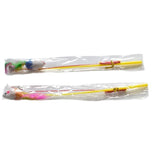 Dr. Pet Cat Toy Fishing Rod Feather Mouse Fishing Rod (Feathered Mouse)