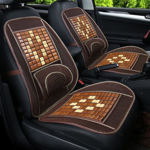 Yi Nirui Bamboo Car Seat Cushion Breathable Cooling Standard bamboo vertical bar with waist In Australia - Darrahopens