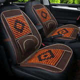Yi Nirui Bamboo Car Seat Cushion Breathable Cooling Luxury wooden bead coffee with waist In Australia - Darrahopens