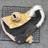Odd Pet Thickened Cotton Dog Clothes Small Breed Winter mountaineering uniform army green M In Australia - Darrahopens