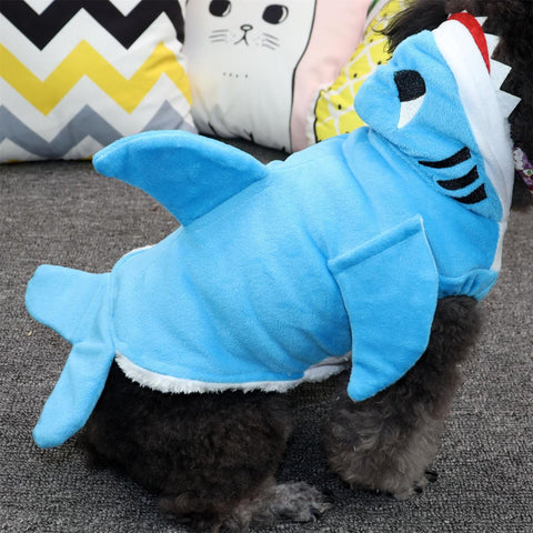 Pet Clothes Shark Transformation Outfit Odd Pet XS Shark clothes In Australia - Darrahopens