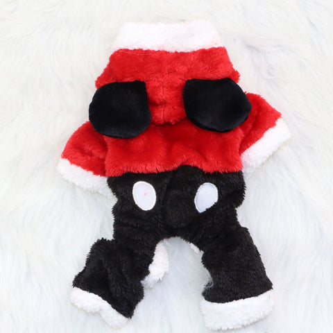 Odd Pet Dog Winter Coat Elk Four Legged Clothes Splicing Mouse