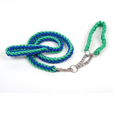 Dog Leash Nylon Hand Woven 1.5cm Blue Green 2.0cm In Australia - Darrahopens