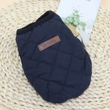 Odd Pet Dog Vest Thickened Cotton Small Breed Diamond vest wine red XS