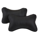 Bone Shape PU Car Neck Pillow Universal Gray In Australia - Darrahopens
