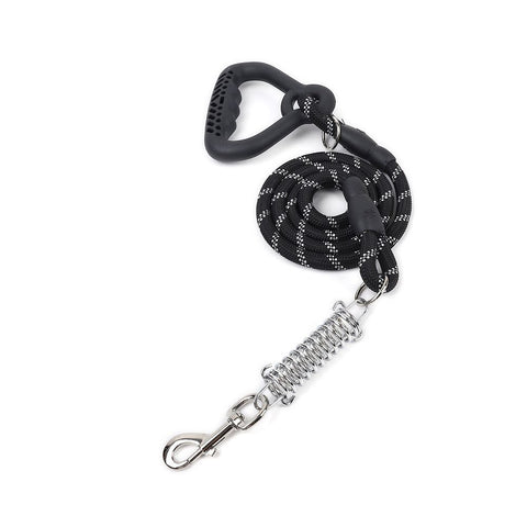 hcpet Dog Traction Rope Nylon Spring Shockproof Black In Australia - Darrahopens