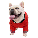 Bulldog Cotton Jacket Dogbaby Winter Pet Clothing Red XL In Australia - Darrahopens