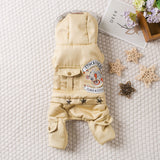 Qi Pet Dog Clothes Thickened Four Legged Warm Locomotive hand khakis In Australia - Darrahopens
