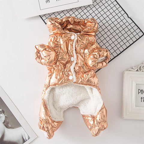 Dog Clothes Winter Four Legged Cloth Qipin Gold In Australia - Darrahopens