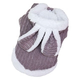 Pet Coat Rabbit Ear Cotton Qichong Small Dog Darling Rabbit Grey XL