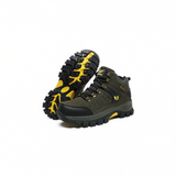 QIFENG Men Women Hiking Shoes High Top Breathable Dark green 44 In Australia - Darrahopens