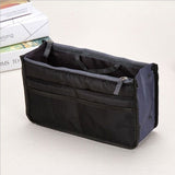 Craftsman Double Zipper Makeup Bag Oxford Cloth Black In Australia - Darrahopens