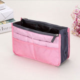 Craftsman Double Zipper Makeup Bag Oxford Cloth Pink In Australia - Darrahopens