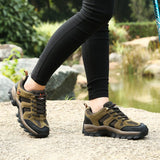 Qifeng Men Women Hiking Shoes Outdoor Sneakers brown plus cotton 40 In Australia - Darrahopens